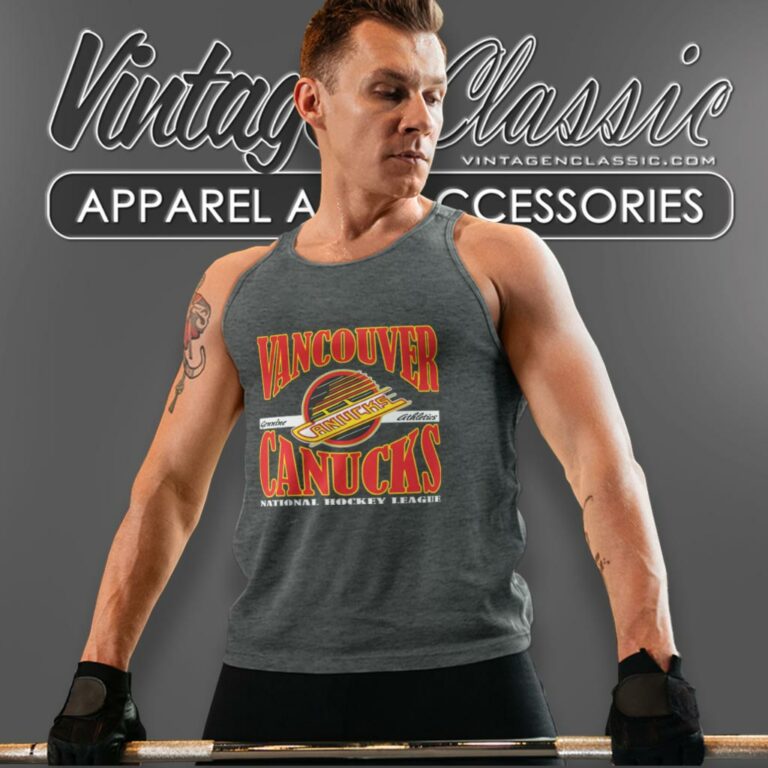 Vancouver Canucks Nhl Hockey Tank Top Racerback Vancouver Canucks Nhl Hockey Tank Top Racerback