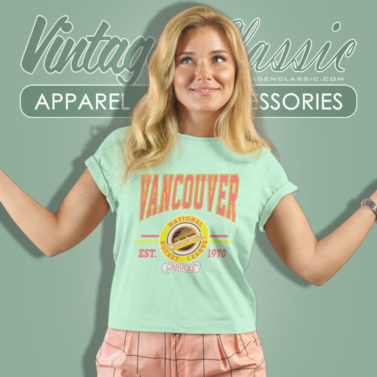 Vancouver Canucks Shirt 1992 Pavel Bure Trevor Linden Era Canucks Skate Logo Women T Shirt Vancouver Canucks Shirt 1992 Pavel Bure Trevor Linden Era Canucks Skate Logo Women T Shirt