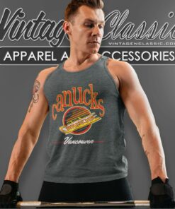 Vancouver Canucksshirta Nhl Hockey Shirt Vintage Woody Sports Canucks Tank Top Racerback
