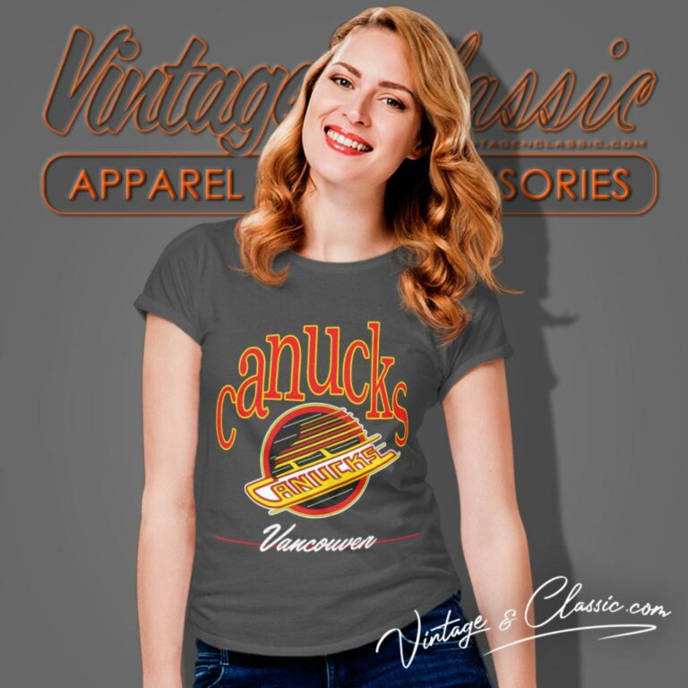 Vancouver Canucksshirta Nhl Hockey Shirt Vintage Woody Sports Canucks Women T Shirt Vancouver Canucksshirta Nhl Hockey Shirt Vintage Woody Sports Canucks Women T Shirt