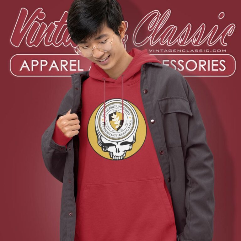 Vanderbilt University Grateful Dead Steal Your Face Hoodie Vanderbilt University Grateful Dead Steal Your Face Hoodie