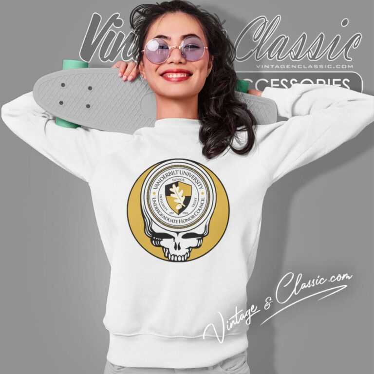 Vanderbilt University Grateful Dead Steal Your Face Sweatshirt Vanderbilt University Grateful Dead Steal Your Face Sweatshirt