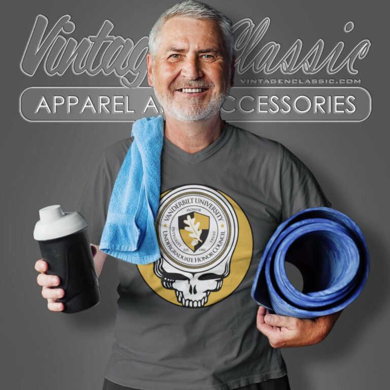 Vanderbilt University Grateful Dead Steal Your Face V Neck TShirt Vanderbilt University Grateful Dead Steal Your Face V Neck TShirt