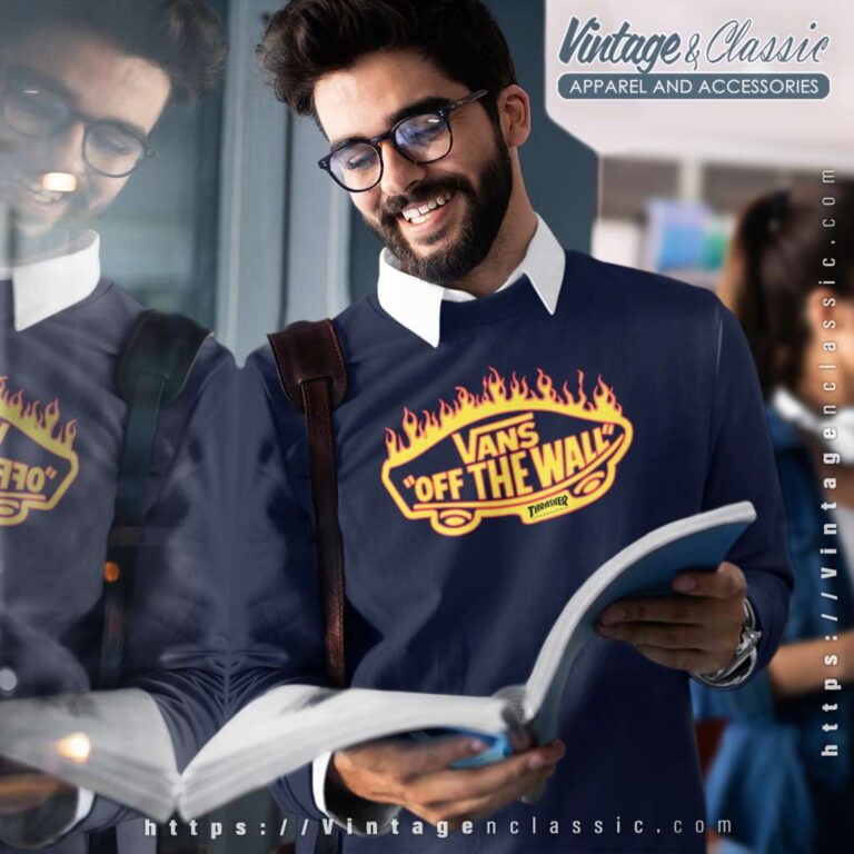 Vans Thrasher Flame Logo Sweatshirt Vans Thrasher Flame Logo Sweatshirt