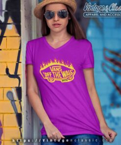 Vans Thrasher Flame Logo V Neck TShirt