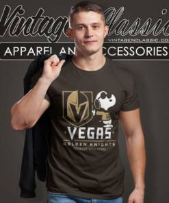 Vegas Golden Knights And Snoopy Team 2023 Western Conference Champions T Shirt