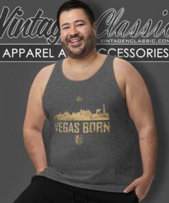 Vegas Golden Knights Big Tall Vegas Born Skyline Tank Top Racerback