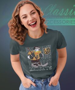 Vegas Golden Knights Donald Duck Hockey Shirt Women T shirt