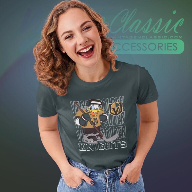 Vegas Golden Knights Donald Duck Hockey Shirt Women T shirt Vegas Golden Knights Donald Duck Hockey Shirt Women T shirt