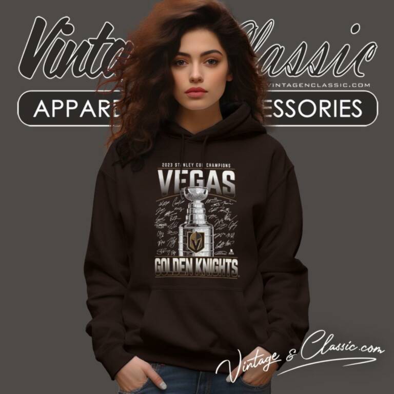 Vegas Golden Knights Fanatics Branded 2023 Stanley Cup Champions Signature Roster Hoodie Vegas Golden Knights Fanatics Branded 2023 Stanley Cup Champions Signature Roster Hoodie