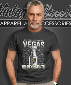 Vegas Golden Knights Fanatics Branded 2023 Stanley Cup Champions Signature Roster T Shirt