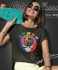 Vegas Golden Knights Grateful Dead Dancing Bear Women T Shirt