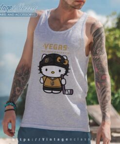 Vegas Golden Knights Hello Kitty Shirt Tank Top Racerback