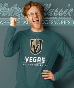 Vegas Golden Knights Logo Long Sleeve Tee