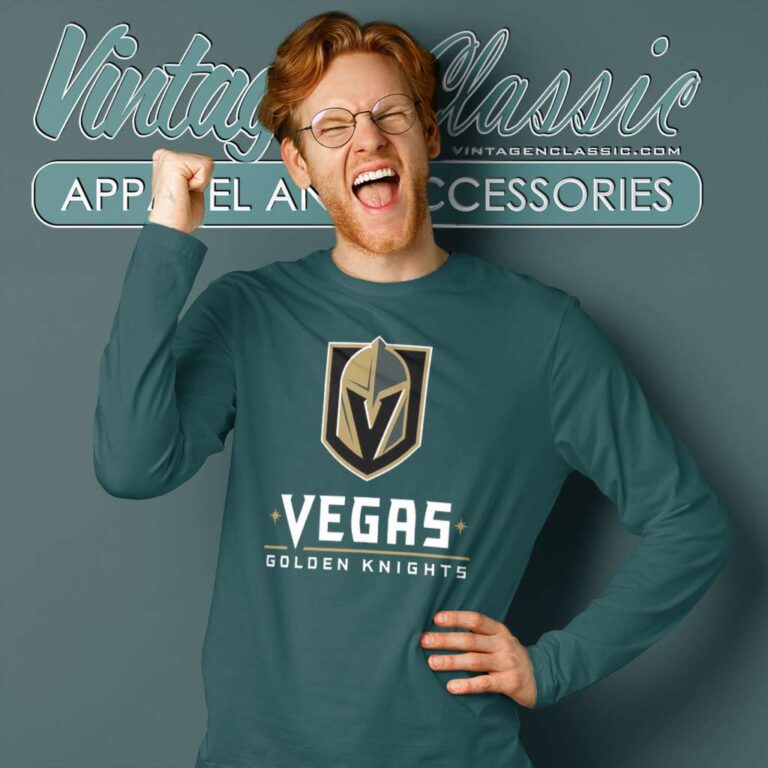 Vegas Golden Knights Logo Long Sleeve Tee Vegas Golden Knights Logo Long Sleeve Tee