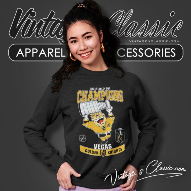 Vegas Golden Knights Mascot Stanley Cup 2023 Sweatshirt Vegas Golden Knights Mascot Stanley Cup 2023 Sweatshirt