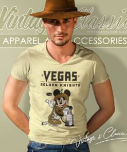 Vegas Golden Knights Mickey 2023 Stanley Cup Champion V Neck TShirt