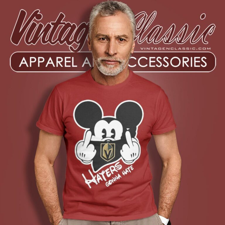 Vegas Golden Knights Mickey Mouse Haters Gonna Hate T Shirt Vegas Golden Knights Mickey Mouse Haters Gonna Hate T Shirt