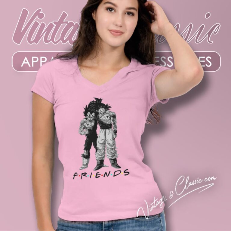 Vegeta And Goku Friends Dragon Ball V Neck TShirt Vegeta And Goku Friends Dragon Ball V Neck TShirt