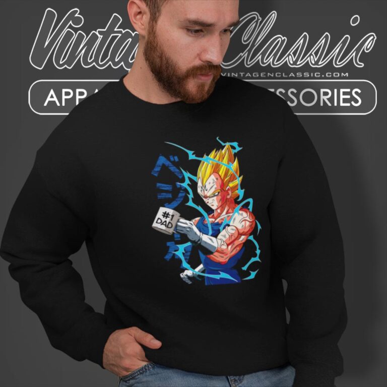 Vegeta Dad Number 1 Sweatshirt Vegeta Dad Number 1 Sweatshirt