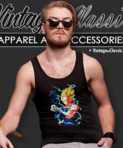 Vegeta Dad Number 1 Tank Top Racerback