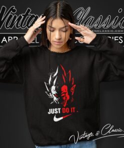 Vegeta Just Do It Nike Swoosh Sweatshirt