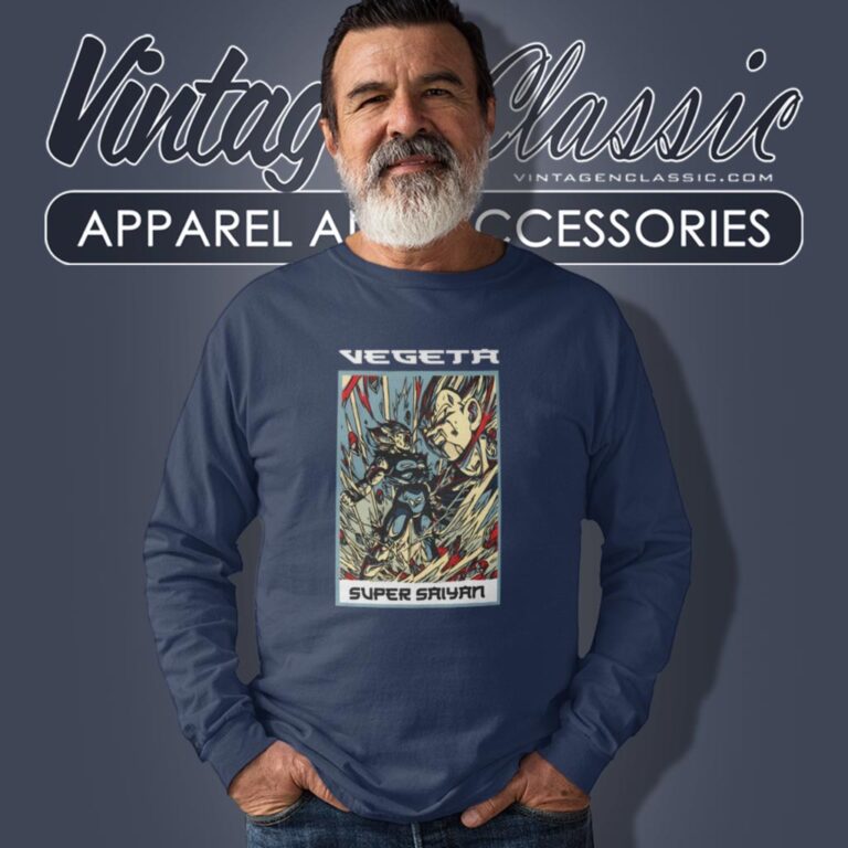 Vegeta Super Saiyan Long Sleeve Tee Vegeta Super Saiyan Long Sleeve Tee
