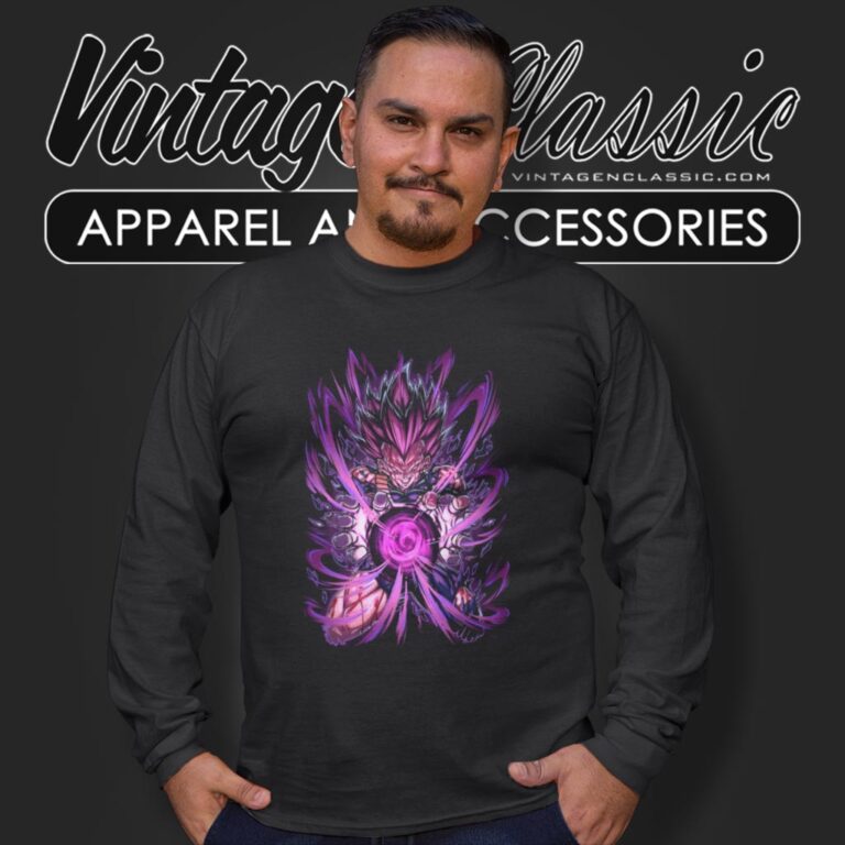 Vegeta Ultra Ego Dragon Ball Long Sleeve Tee Vegeta Ultra Ego Dragon Ball Long Sleeve Tee