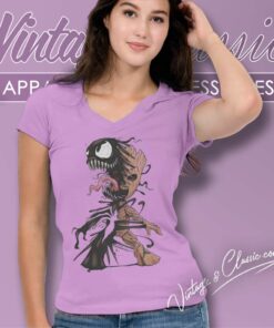 Venom Groot Mix V Neck TShirt