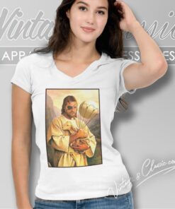 Venom Jesus Snake Parody V Neck TShirt