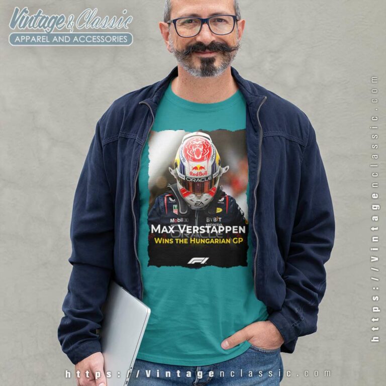 Verstappen Wins The Hungarian Gp Long Sleeve Tee Verstappen Wins The Hungarian Gp Long Sleeve Tee