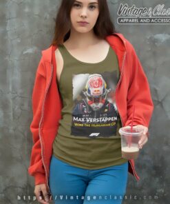 Verstappen Wins The Hungarian Gp Tank Top Racerback