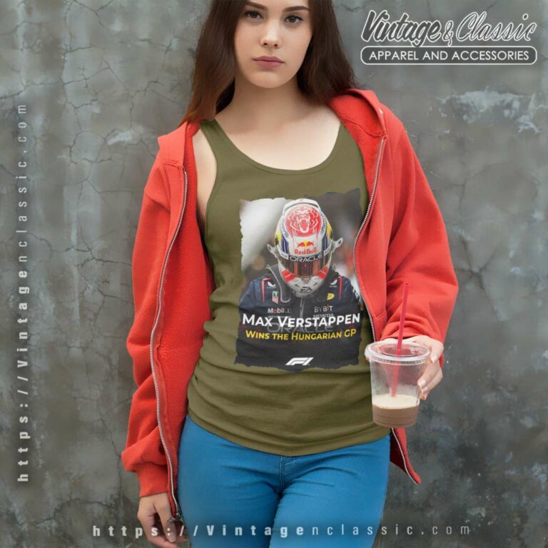 Verstappen Wins The Hungarian Gp Tank Top Racerback Verstappen Wins The Hungarian Gp Tank Top Racerback