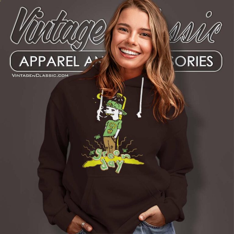 Vibrant Green Day Band Icon Hoodie Vibrant Green Day Band Icon Hoodie