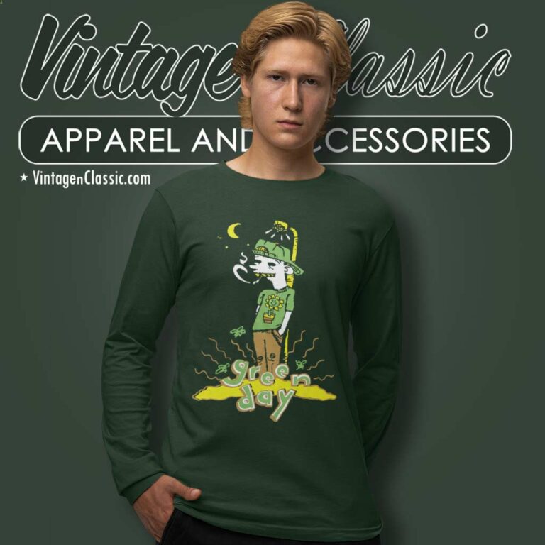 Vibrant Green Day Band Icon Long Sleeve Tee Vibrant Green Day Band Icon Long Sleeve Tee