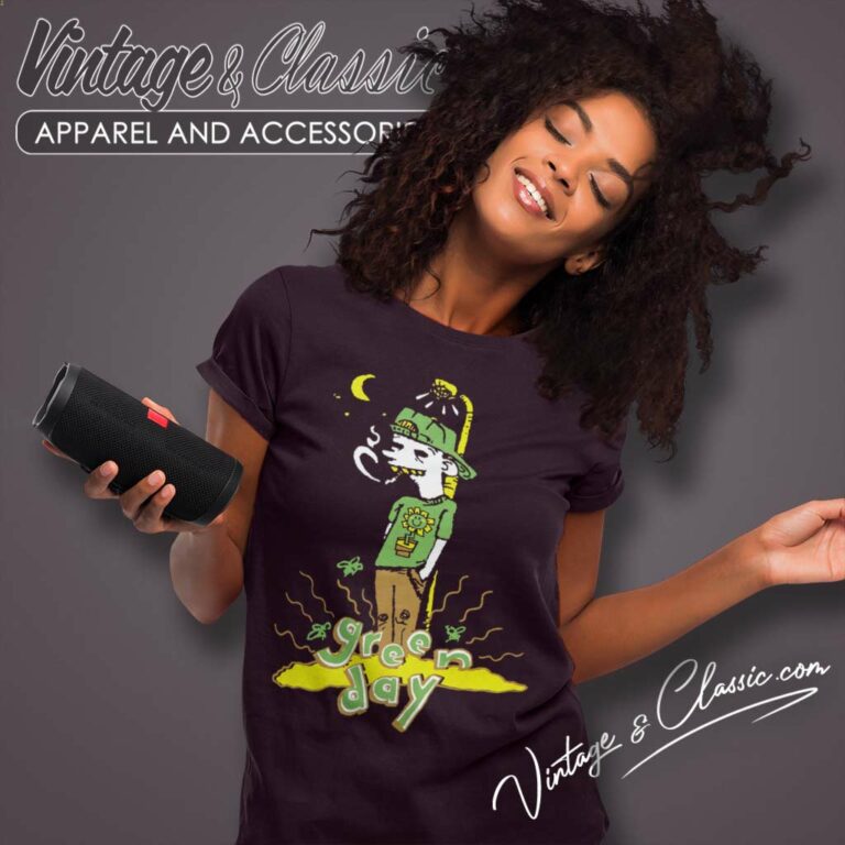 Vibrant Green Day Band Icon Women TShirt Vibrant Green Day Band Icon Women TShirt