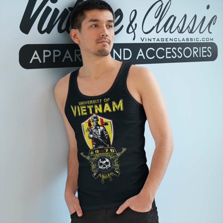Vietnam Veteran University Of Vietnam Tank Top Racerback Vietnam Veteran University Of Vietnam Tank Top Racerback