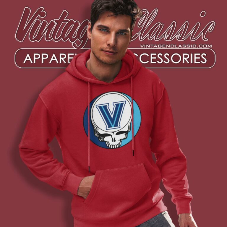 Villanova University Grateful Dead Steal Your Face Hoodie Villanova University Grateful Dead Steal Your Face Hoodie