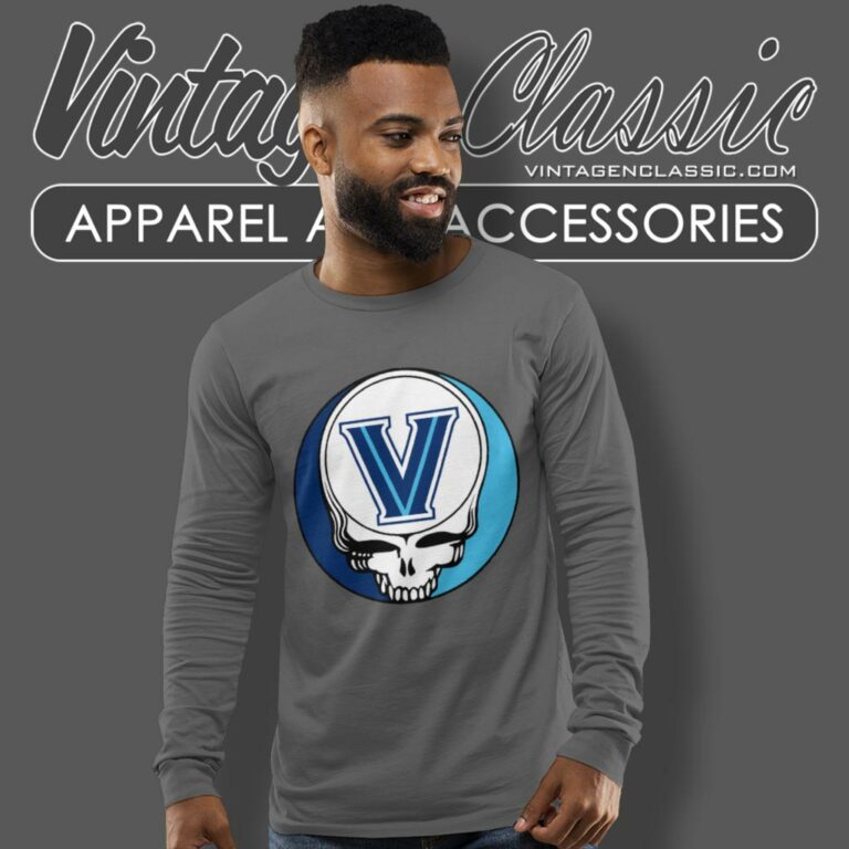 Villanova University Grateful Dead Steal Your Face Long Sleeve Tee Villanova University Grateful Dead Steal Your Face Long Sleeve Tee