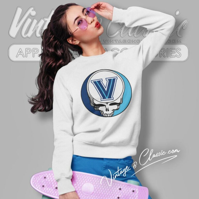 Villanova University Grateful Dead Steal Your Face Sweatshirt Villanova University Grateful Dead Steal Your Face Sweatshirt