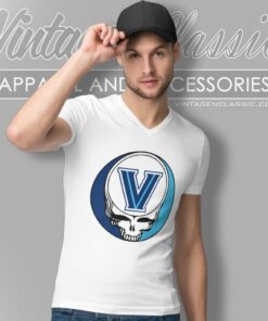 Villanova University Grateful Dead Steal Your Face V Neck TShirt