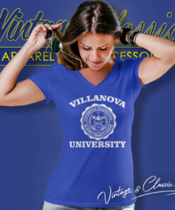 Villanova University Shirt 5 Villanova University V Neck TShirt