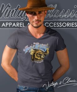 Vimtage Hogs Breath Saloon Shirt Late Nite Key West Florida Bar Beer V Neck TShirt