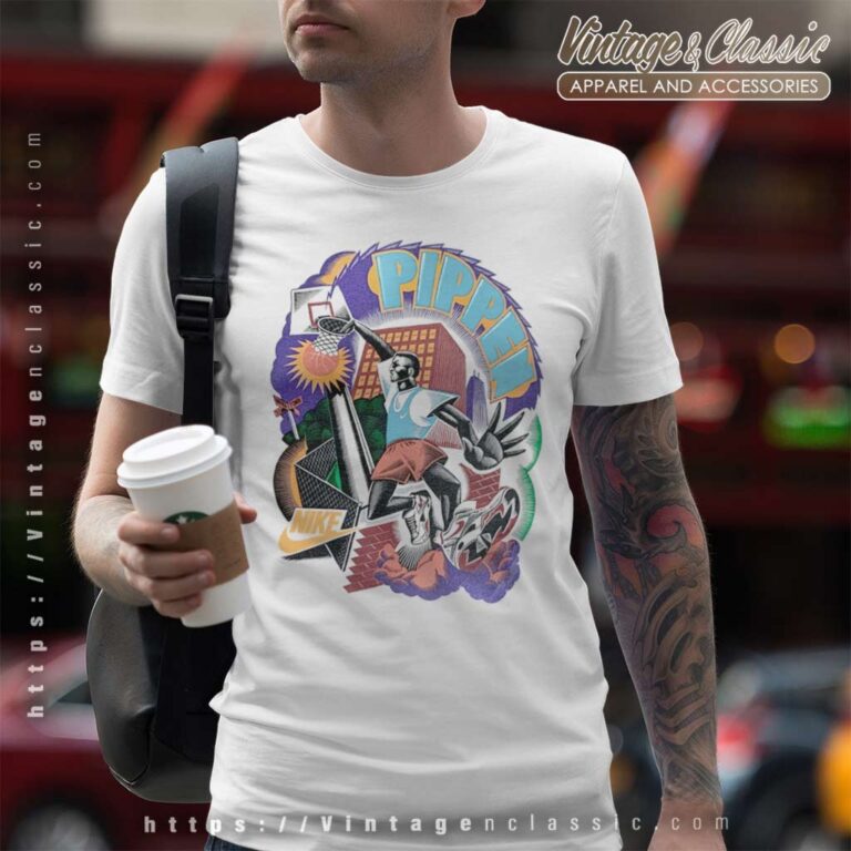 Vinatage Scottie Pippen Nike Hoop Heroes Nba T Shirt Vinatage Scottie Pippen Nike Hoop Heroes Nba T Shirt