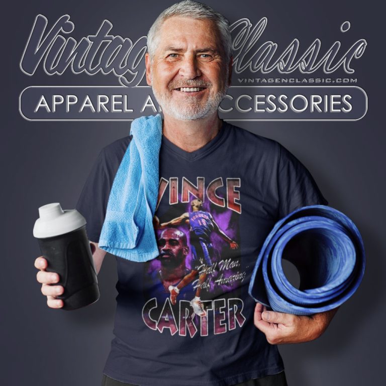 Vince Carter Toronto Raptors 90s Vintage Inspired V Neck TShirt Vince Carter Toronto Raptors 90s Vintage Inspired V Neck TShirt