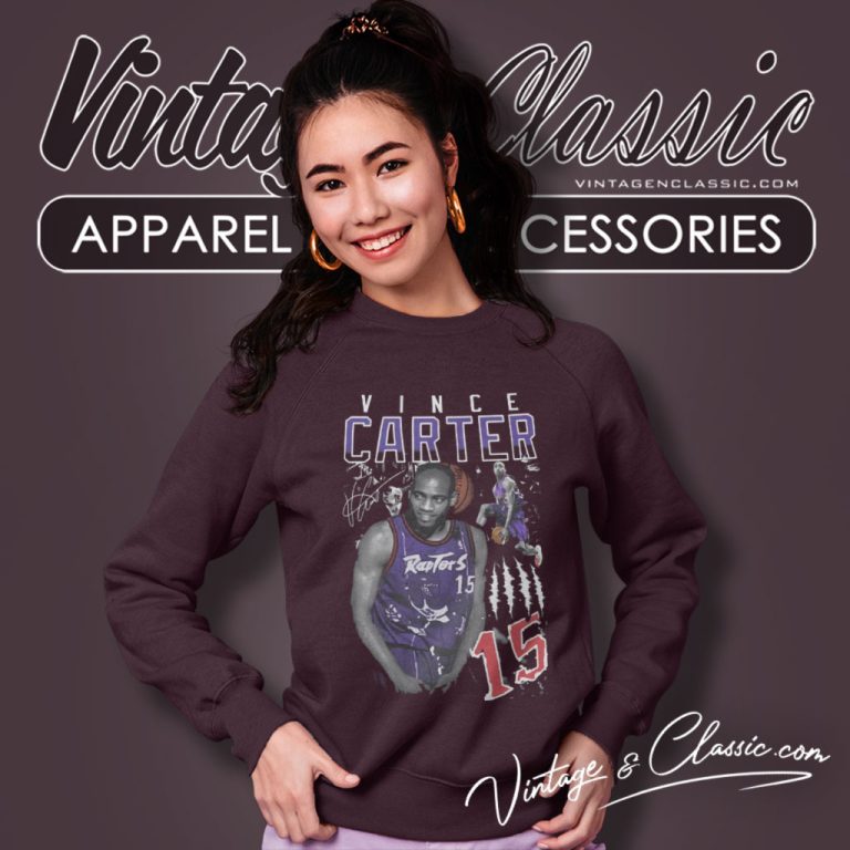 Vince Carter Toronto Raptors Nba Basketball Sweatshirt Vince Carter Toronto Raptors Nba Basketball Sweatshirt