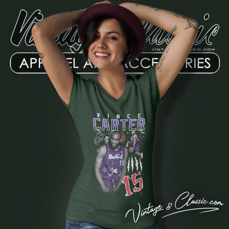 Vince Carter Toronto Raptors Nba Basketball V Neck TShirt Vince Carter Toronto Raptors Nba Basketball V Neck TShirt
