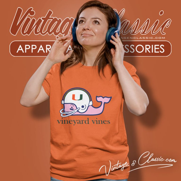 Vineyard Vines Adult Miami Hurricanes Women T Shirt Vineyard Vines Adult Miami Hurricanes Women T Shirt