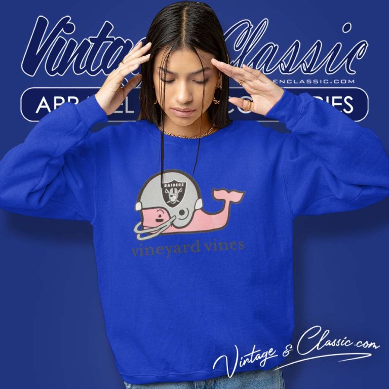 Vineyard Vines Raiders Whale Football Helmet Sweatshirt Vineyard Vines Raiders Whale Football Helmet Sweatshirt