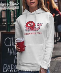 Vineyard Vines White Kansas City Chiefs Hoodie Women